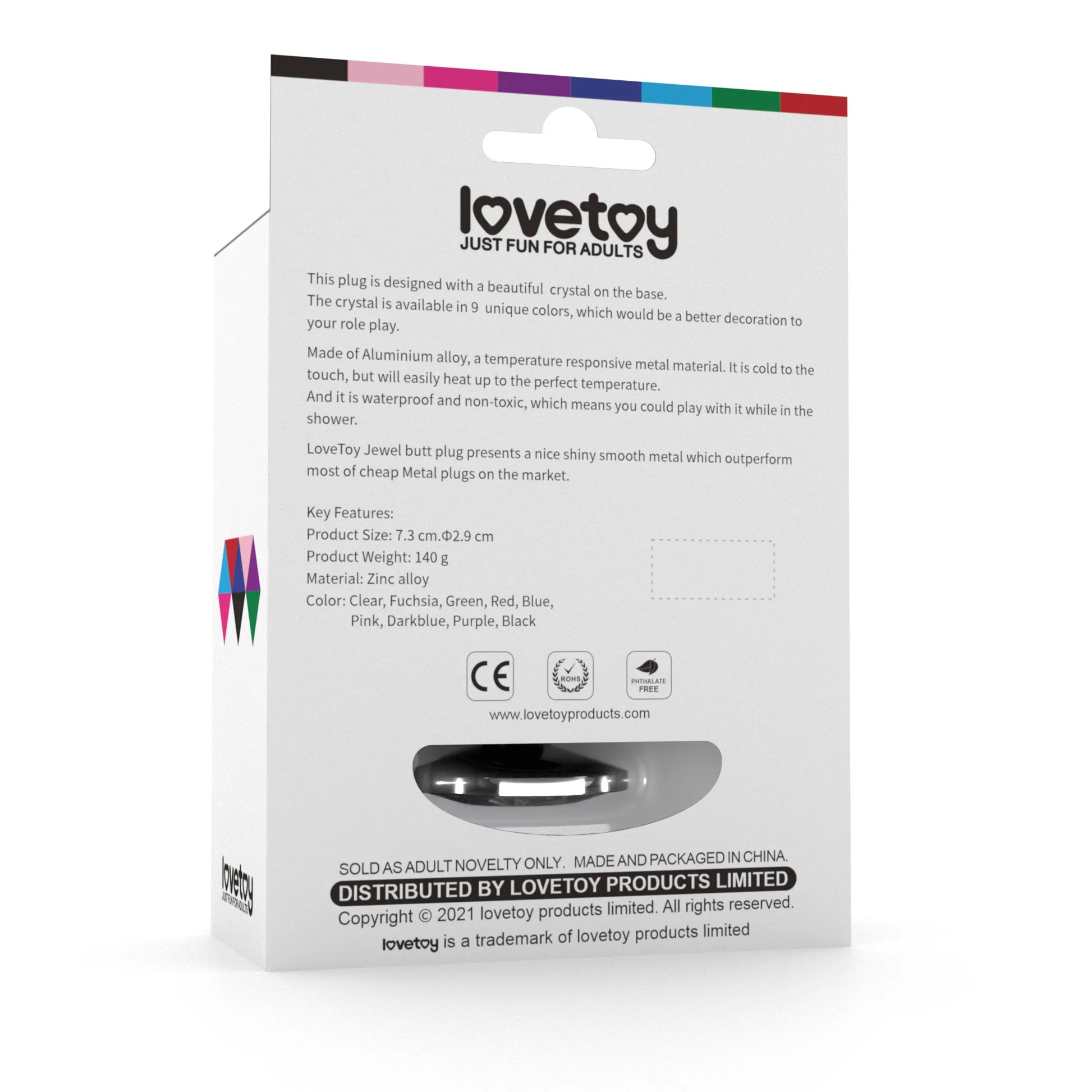 Lovetoy Rosebud 經典金屬肛塞S 尺寸參考，與手掌對比顯示其小巧尺寸